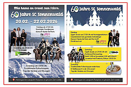 Banner 60 Jahre Ski-Club Sonnenwald (Tag 3)