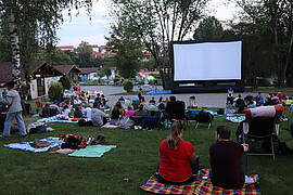 Banner Kino-Picknick im Park