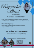 Logo Bayrischer Abend - Lesung mit Gabriela Hochleitner