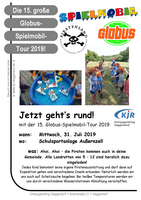 Logo Aktion Ferienspaß - Spielmobil-Tour 2019 