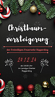 Logo Christbaumversteigerung Feuerwehr Riggerding