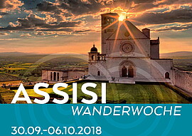 Banner Assisi-Wanderwoche 2018 in der Toskana