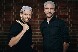 Banner Double Drums – „Beat Rhapsody“ Open Air