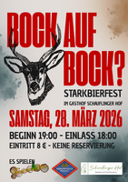 Logo Bock auf Bock!? Starkbierfest - Volksmusikkonzert