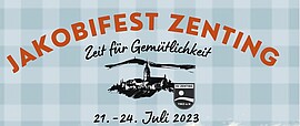 Banner Zentinger Jakobifest - Samstag