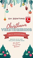 Logo Traditionelle Christbaum-Versteigerung 2025 des SV Zenting