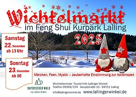 Banner Wichtelmarkt im Feng Shui Kurpark