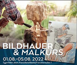 Banner Bildhauer und Malkurs