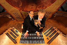 Banner Heroic Music: Trompete und Orgel – Bernhard Kratzer und Paul Theis